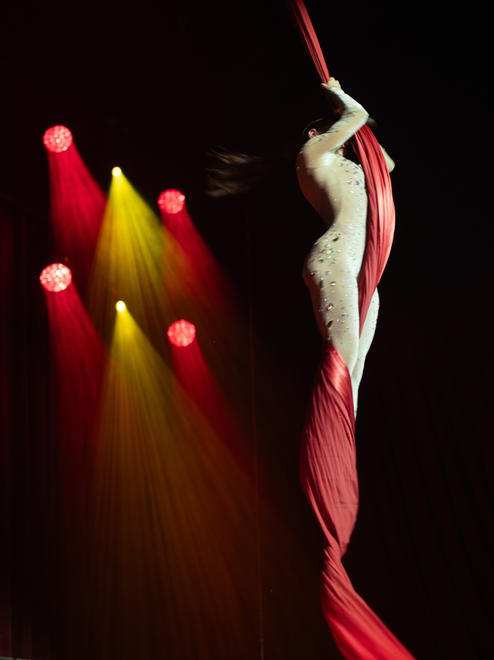 Ирина Чайковская, Глафира Тарханова, Иван Жвакин и другие звезды на премьере циркового варьете Le Vertige