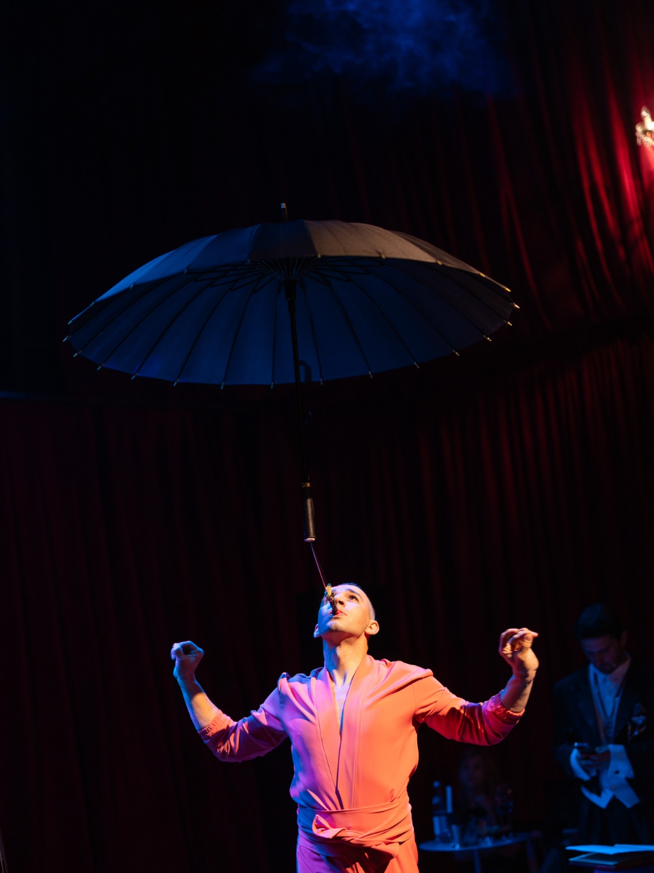 Ирина Чайковская, Глафира Тарханова, Иван Жвакин и другие звезды на премьере циркового варьете Le Vertige