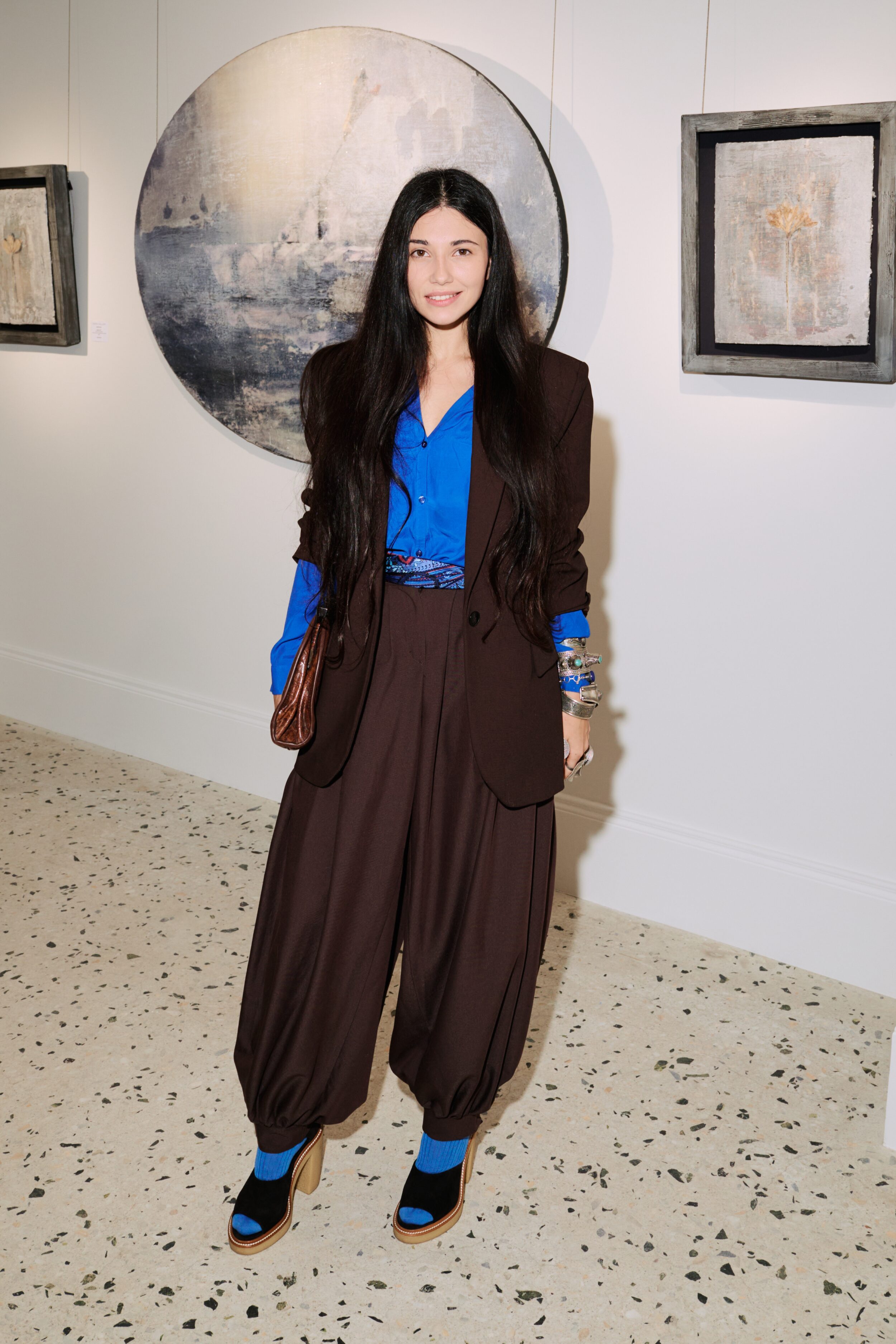 Адель Бикулова, Маша Руденко, Кристина Левиева и другие гости открытия выставки «Тишина вселенной» в ASKERI GALLERY