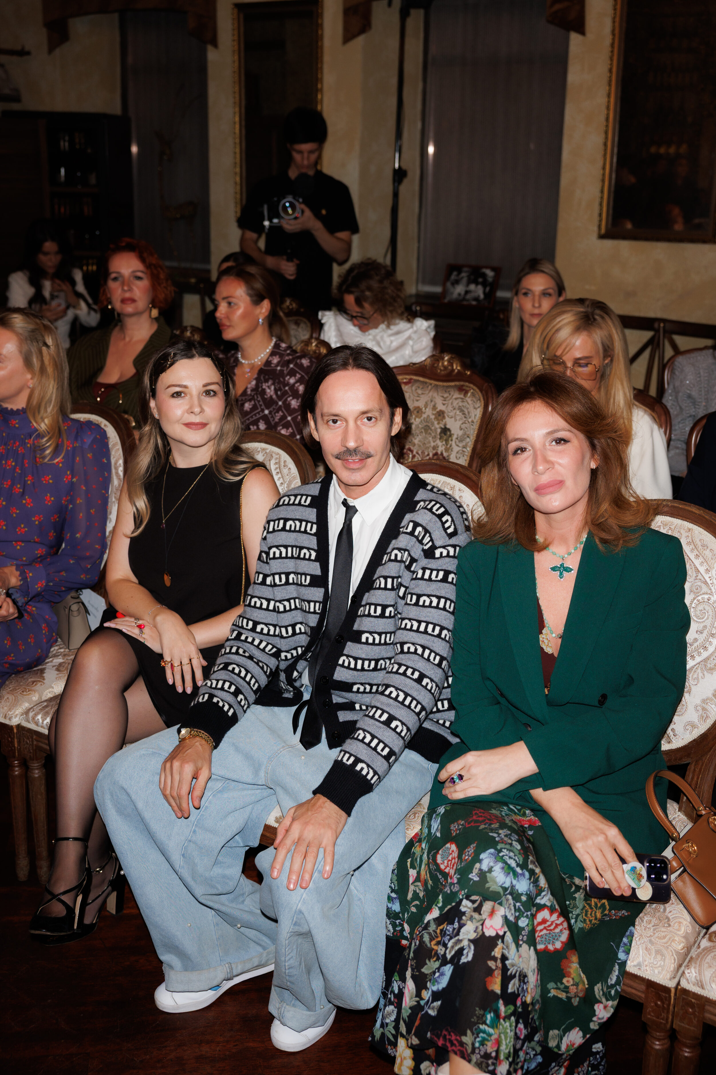 Алина Ковалева, Юлианна Винер, Константин Андрикопулос и другие гости вечерней и кутюрной коллекции Galina Podzolko в Bistrot