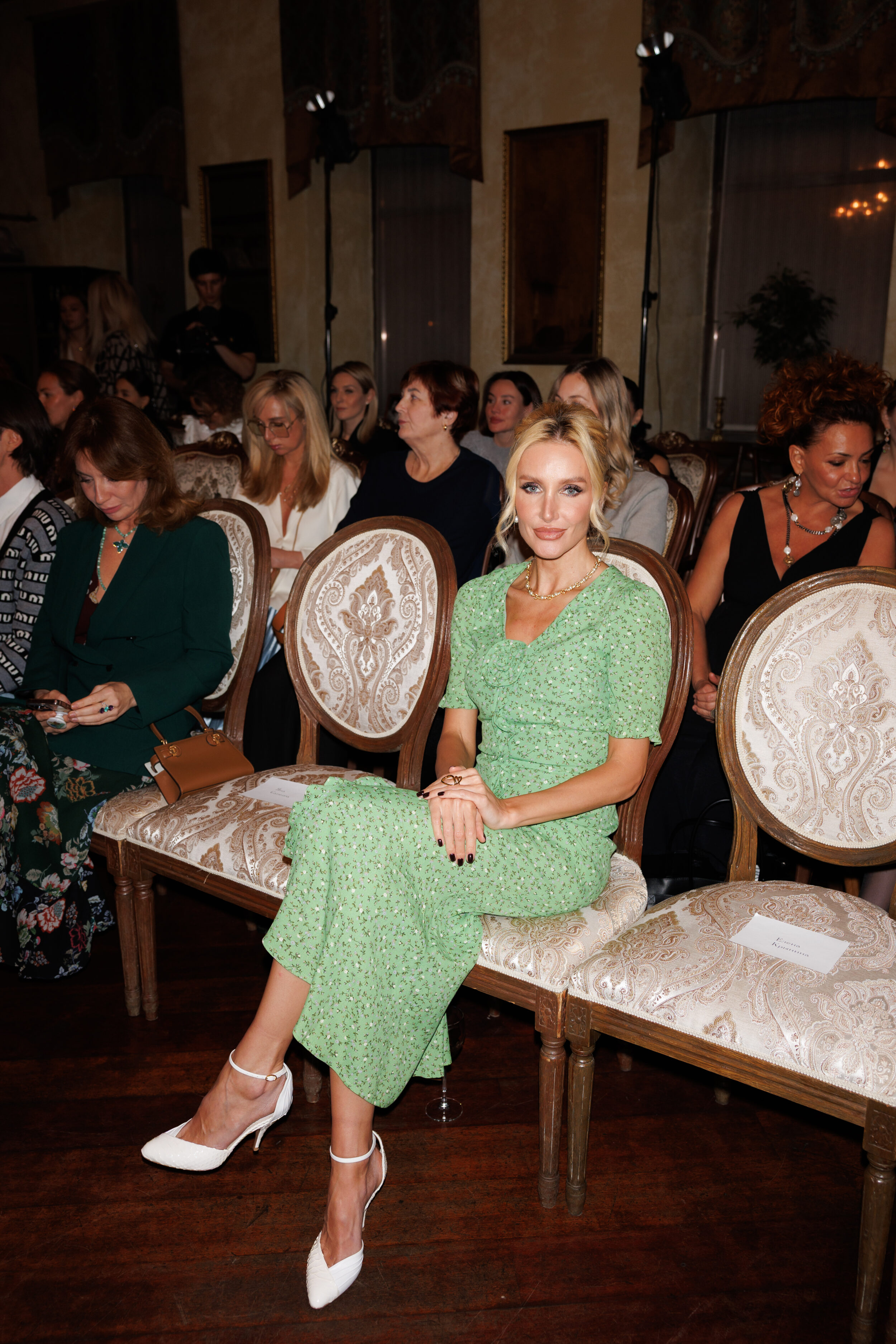 Алина Ковалева, Юлианна Винер, Константин Андрикопулос и другие гости вечерней и кутюрной коллекции Galina Podzolko в Bistrot