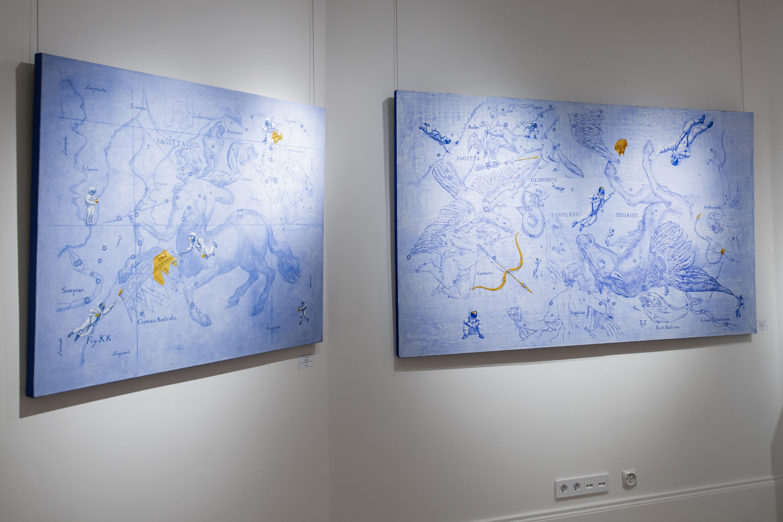 Адель Бикулова, Маша Руденко, Кристина Левиева и другие гости открытия выставки «Тишина вселенной» в ASKERI GALLERY