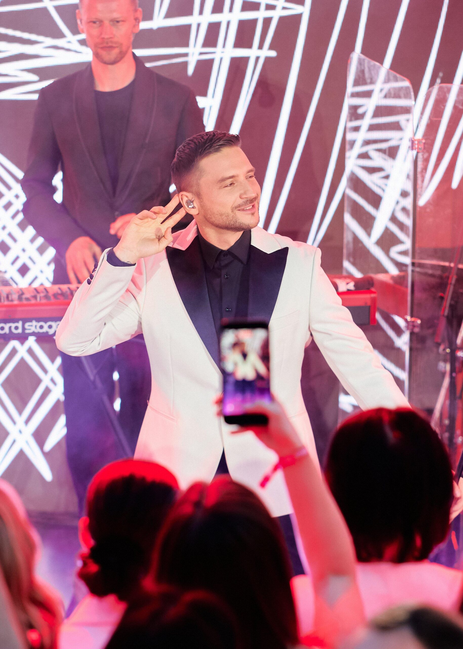 Сергей Лазарев, Дарья Мороз, Наталья Рудова на Marie Claire Blogger Party