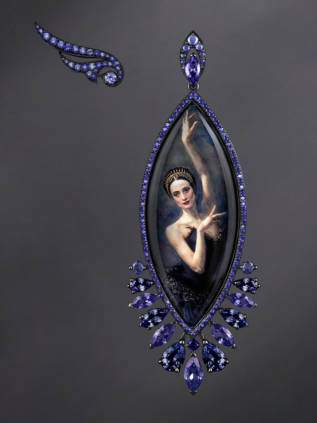 «Русские сезоны»: Федоскино и EIRINE объединили лаковую миниатюру и ювелирное искусство